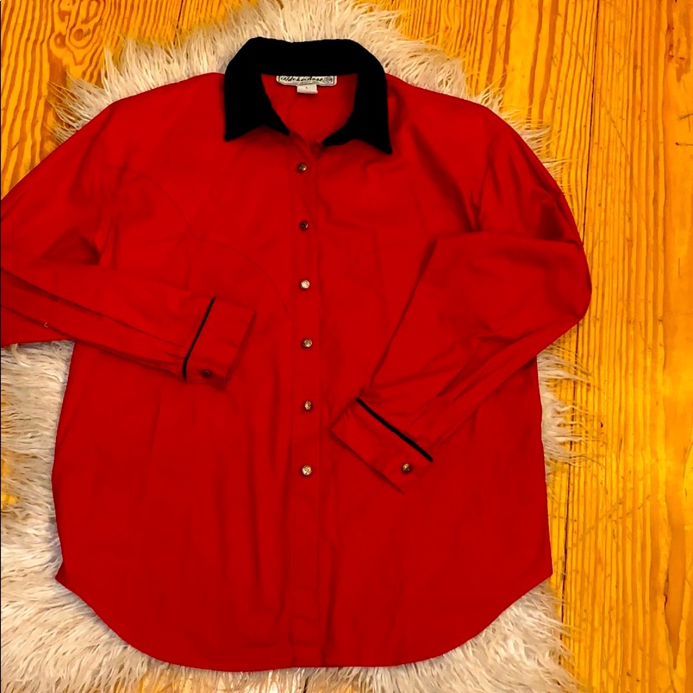 Vintage Adobe Rose Western Shirt